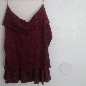 Like new Off shoulder warm sweater